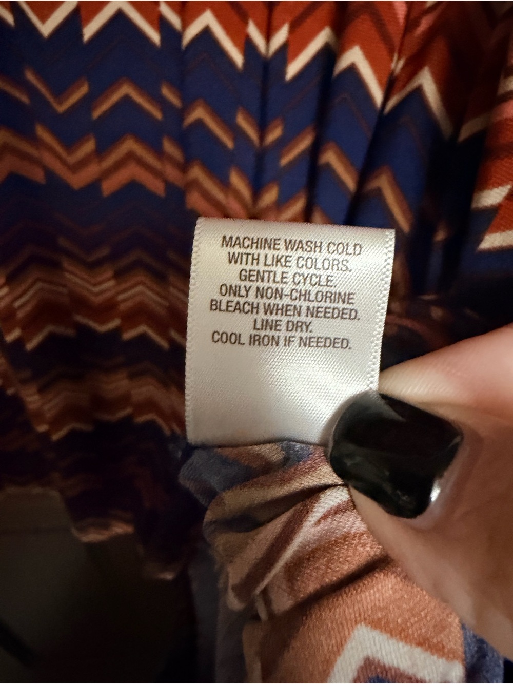 Chevron Button-Front Tunic - Picture 6 of 7